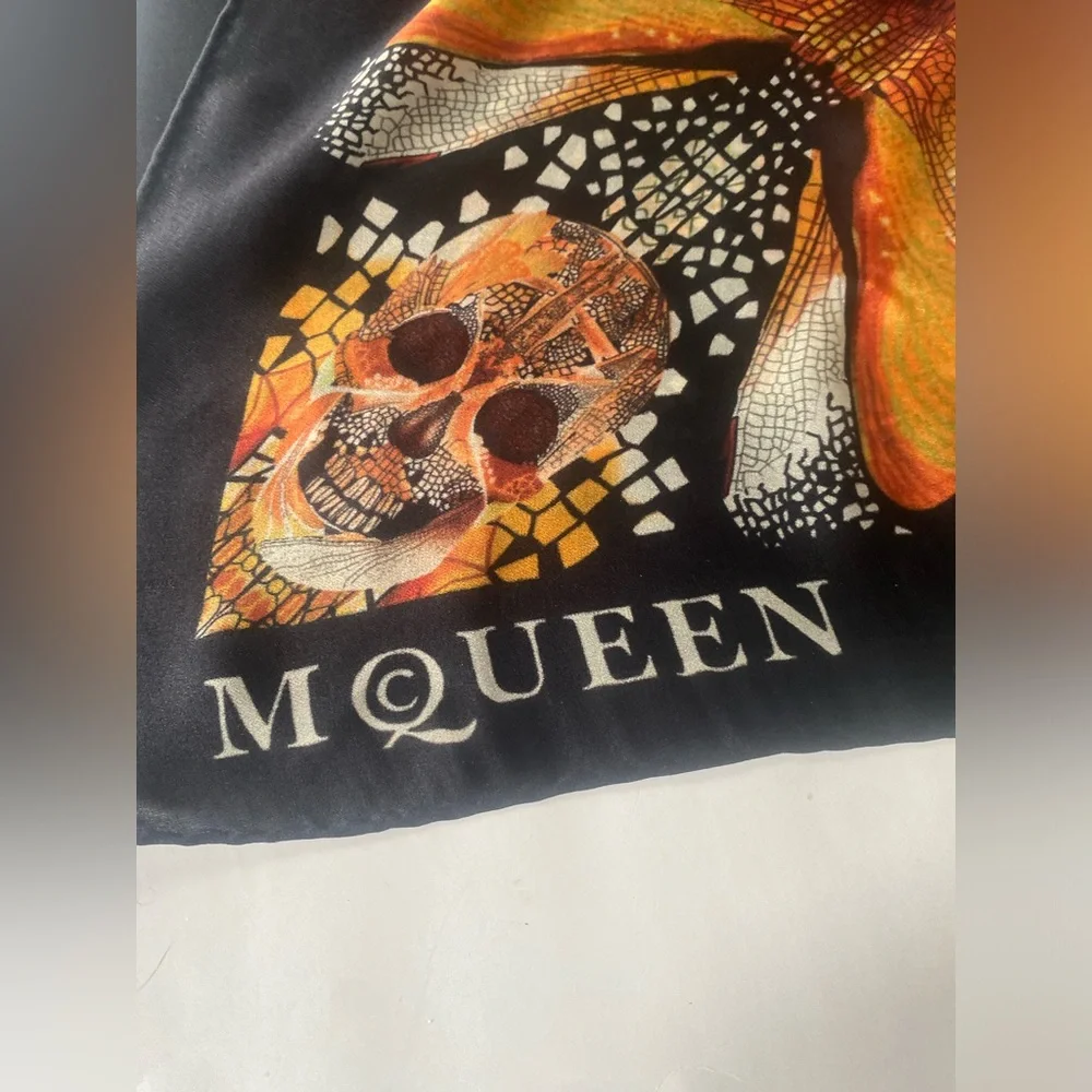 Authentic Alexander McQueen Extra Large Silk Scarf Shawl - Plato’s Atlantis Era